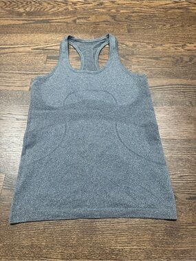 lululemon athletica Heather Charcoal Racerback Tank